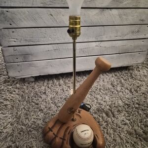 Vintage Champro Baseball Table Lamp – Glove, Bat & Ball Theme
